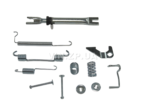 Ремкомплект тормозного барабана FSO Авео, тормозных колодок задних, правый 96456495 2