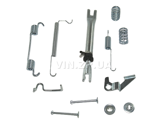 Ремкомплект тормозного барабана FSO Авео, тормозных колодок задних, правый 96456495 3