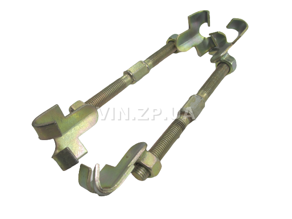 Стяжка съемник пружин двухзахватный VRN 200 мм, комплект 2шт 1