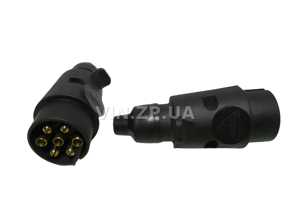 Разъем прицепа фаркопа внутренний BALATON "папа", пластиковый (56306)