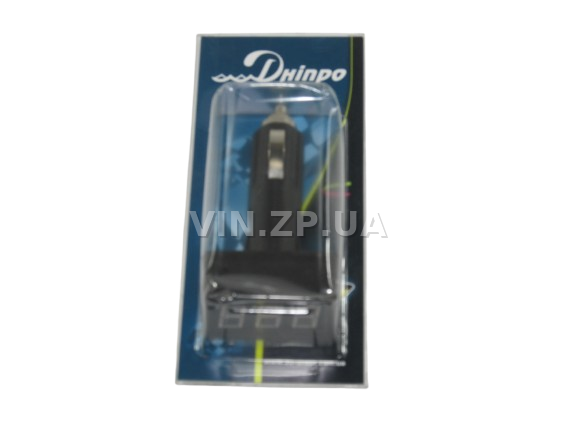 Вольтметр в прикуриватель 0.56'' 12-24V EuroSport 3 знака, красная подсветка, с предохранителем (56469) 2