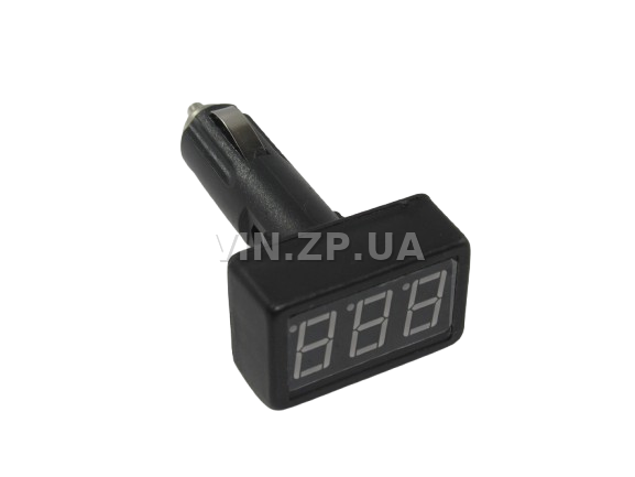 Вольтметр в прикуриватель 0.56'' 12-24V EuroSport 3 знака, красная подсветка, с предохранителем (56469) 5