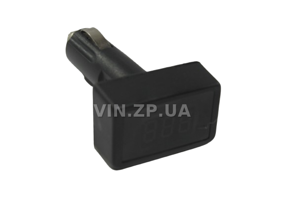 Вольтметр в прикуриватель 0.36'' 12-24V EuroSport 3 знака, красная подсветка, с предохранителем (56470) 5