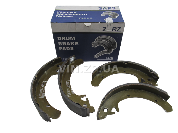 Колодки тормозные задние ЗАРЗ ВАЗ 2108, 2109, 21099, 2110, 2111, 2112, 2113, 2114, 2115, без ABS, комплект 4шт 1