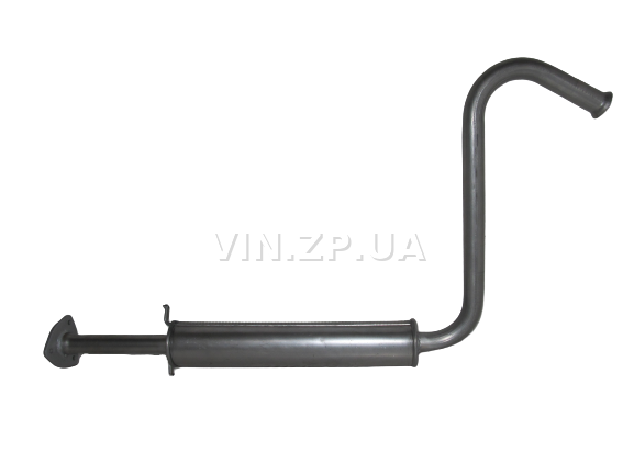 Резонатор ВИДЕКС Ланос, Сенс 1.3, 1.4, 1.5, 1.6, с 1997г, под хомут, седан и хетчбек, алюминизированный, 96182255 (56576) 2