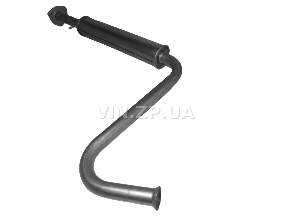 Резонатор ВИДЕКС Ланос, Сенс 1.3, 1.4, 1.5, 1.6, с 1997г, под хомут, седан и хетчбек, алюминизированный, 96182255 (56576) 4