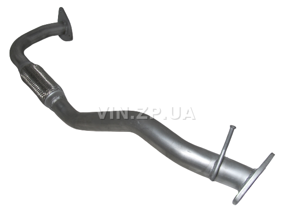 Труба приемная ВИДЕКС Ланос 1.5i с 1997г., седан, хетчбэк, алюмининизированная, 96352212 (56580) 4