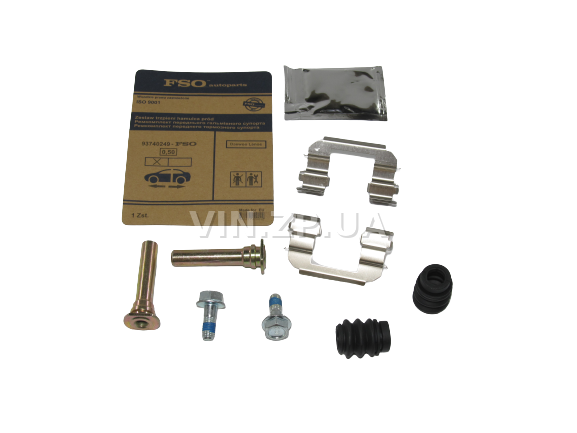 Палец направляющий ремкомплект суппорта FSO Ланос, Сенс, второй ремонтный размер +0.5, OEM 93740249 1