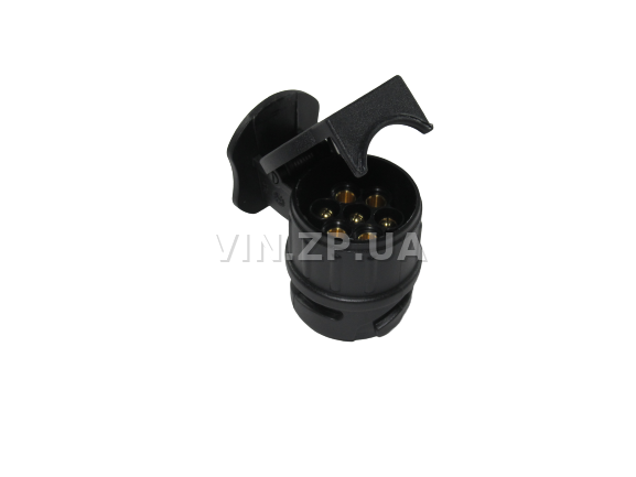 Переходник прицепа фаркопа c EURO на UA 13 на 7 PIN BALATON разъем пластиковый (56843) 7