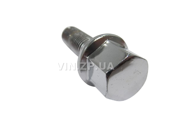 Болт колеса Ланос, Сенс, Нексия, хром GENUINE ключ 17, М12 x 1.5 x 30, 1шт OEM 94501733 (56917) 2