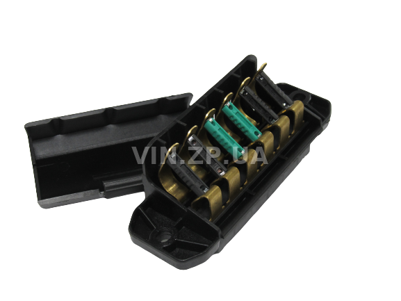 Блок предохранителей ВАЗ 2101, 2102, 2103, 2106 STANDARD малый, старого образца, 6 предохр. 7