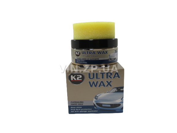 Полироль кузова с воском К2 ULTRA WAX, 250 мл, + губка (57087) 2