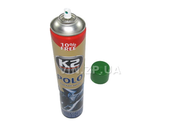 Полироль для пластика Новый автомобиль К2 Polo Cockpit 750 мл аэрозоль 3