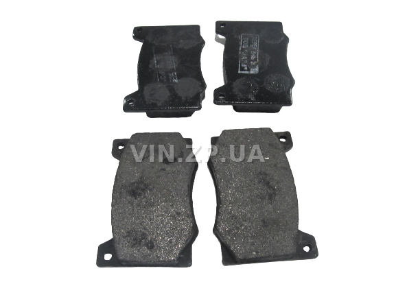 Колодки тормозные передние ЗАРЗ Москвич 412, 2140, 2137, 2734, комплект 4шт без упаковки 1