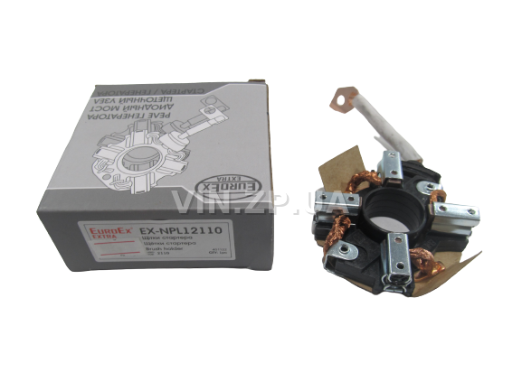 Щетки стартера в сборе EuroEx ВАЗ 2110, 2111, 2112, 2170, 2171, 2172, металлический корпус-старого образца 1