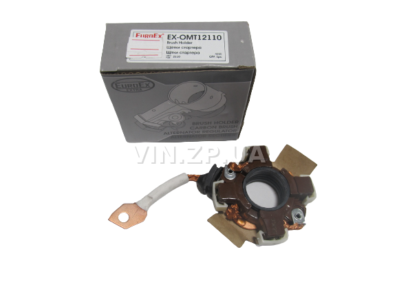 Щетки стартера в сборе EuroEx ВАЗ 2110, 2111, 2112, 2170, 2171, 2172, пластиковый корпус-нового образца 1