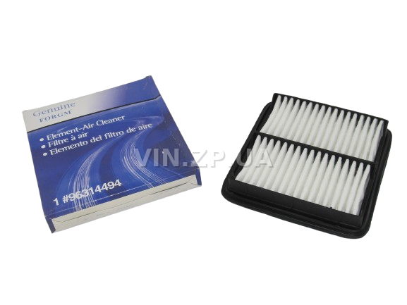 Фильтр воздушный Матиз 0.8, 1.1 (до 2005 г), 189  х 201 х 35 мм GENUINE (57291) 2