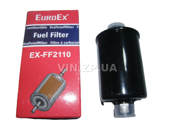 Фильтр топливный на гайке EuroEx ВАЗ 2107, 2108, 2109, 2110, 2111, 2112, 2113, 2114, 2115, 2120, 21213, 21214, 2131, инжекторные авто (57347)