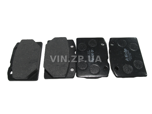 Колодки тормозные передние КЕДР ВАЗ 2101, 2102, 2103, 2104, 2105, 2106, 2107, комплект 4шт 3