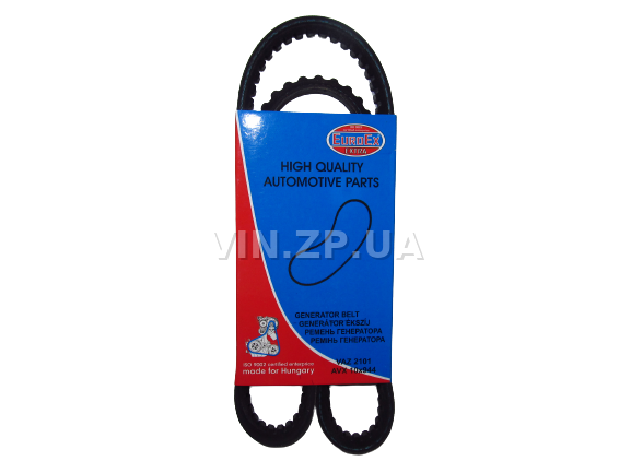 Ремень генератора EuroEx ВАЗ 2101, 2102, 2103, 2104, 2105, 2106, 2107, 2121, 21213, 21214, 2120, 2131, зубчатый 10 х 944мм 1