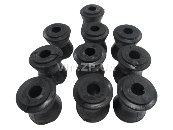 Втулки реактивных тяг штанг ВАЗ 2121, 21213, 21214, 2123 VORTEX к-кт 10шт, резина 2121-2919042 3