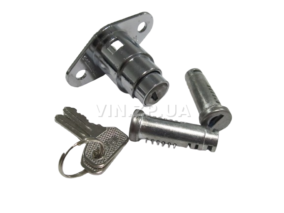 Замок багажника ВАЗ 2103, 2106, с личинками, замок 1шт + личинка 2шт + ключ 2шт VORTEX 2