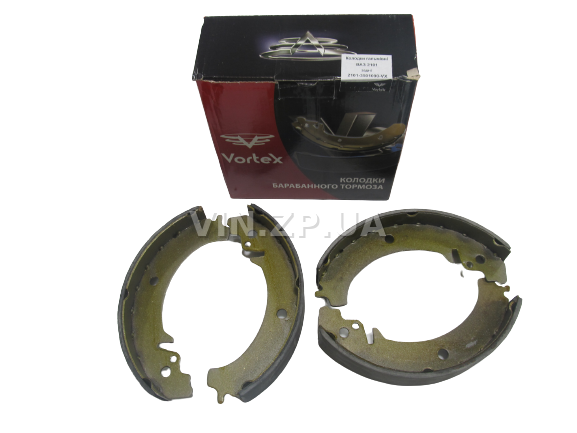 Колодки тормозные задние VORTEX ВАЗ 2101, 2102, 2104, 2105, 2107, 2121, 21213, 21214, 2131, 2123, комплект 4шт 1