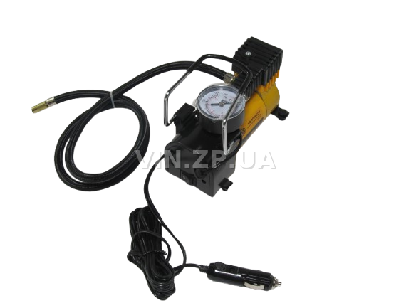 Компрессор автомобильный СИЛА 150 Вт, 7 Атм, 35 л/мин, в прикуриватель, шланг 1м , провод 3м 3