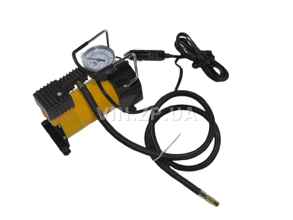 Компрессор автомобильный СИЛА 150 Вт, 7 Атм, 35 л/мин, в прикуриватель, шланг 1м , провод 3м 4