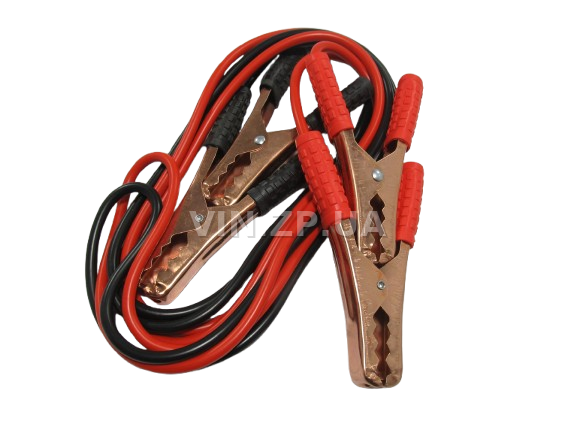 Стартовые провода прикуривания 150A СИЛА 2.5м, комплект 2 шт, сумка (57719) 2