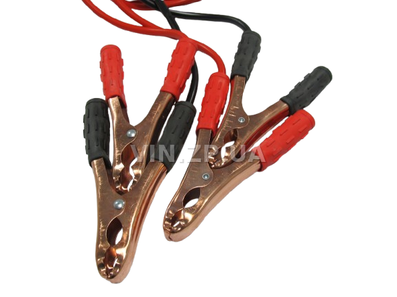 Стартовые провода прикуривания 300A СИЛА 3.0м, комплект 2 шт, сумка 3