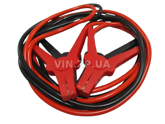 Стартовые провода прикуривания 500A СИЛА 3.5м, комплект 2 шт, клеммы в полной изоляции, сумка 2