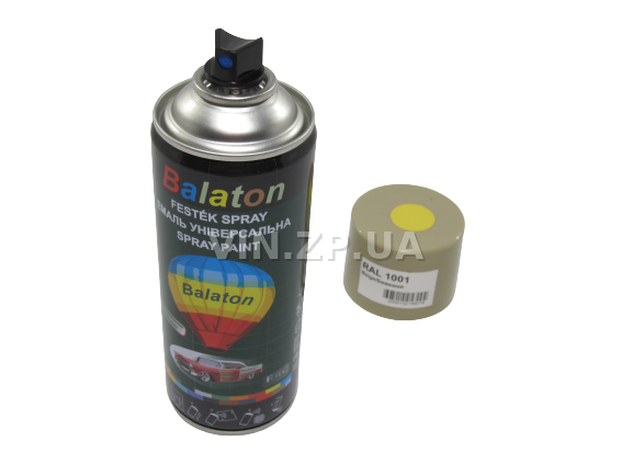 Краска эмаль алкидная бежевая универсальная RAL 1001 BALATON аэрозоль 400 мл (57777) 5