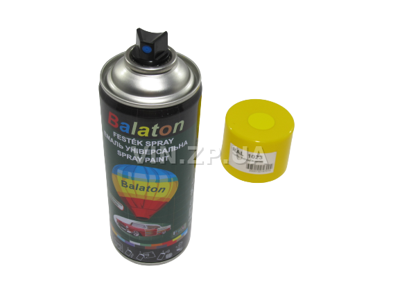 Краска эмаль алкидная желтая универсальная RAL 1023 BALATON аэрозоль 400 мл (57778) 5