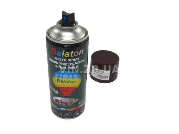 Краска эмаль алкидная темно-вишневая универсальная RAL 3005 BALATON аэрозоль 400 мл (57781) 5