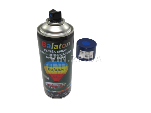 Краска эмаль алкидная синяя универсальная RAL 5002 BALATON аэрозоль 400 мл (57784) 5