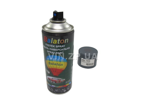 Краска эмаль алкидная серая универсальная RAL 7046 BALATON аэрозоль 400 мл (57793) 5