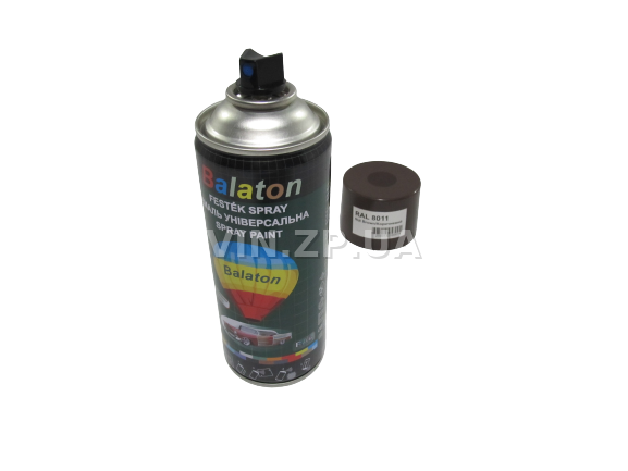 Краска эмаль алкидная коричневая универсальная RAL 8011 BALATON аэрозоль 400 мл (57794) 5