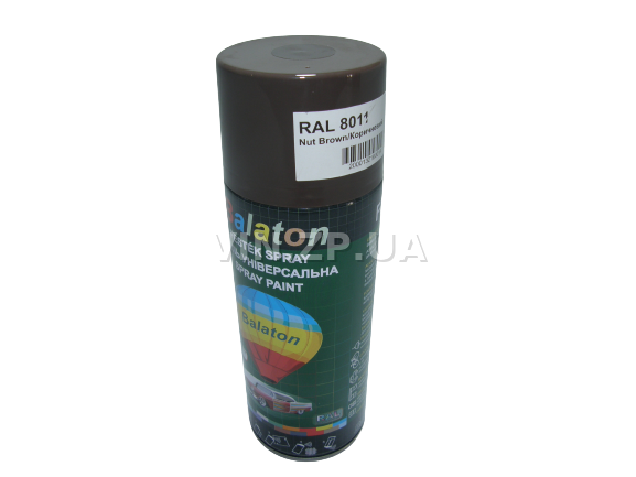 Краска эмаль алкидная коричневая универсальная RAL 8011 BALATON аэрозоль 400 мл (57794)