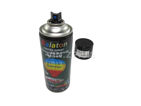 Краска эмаль алкидная черная глянцевая универсальная RAL 9005 BALATON аэрозоль 400 мл (57796) 5