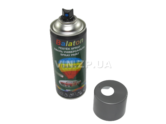 Краска эмаль алкидная серебристая универсальная RAL 9006 BALATON аэрозоль 400 мл 2