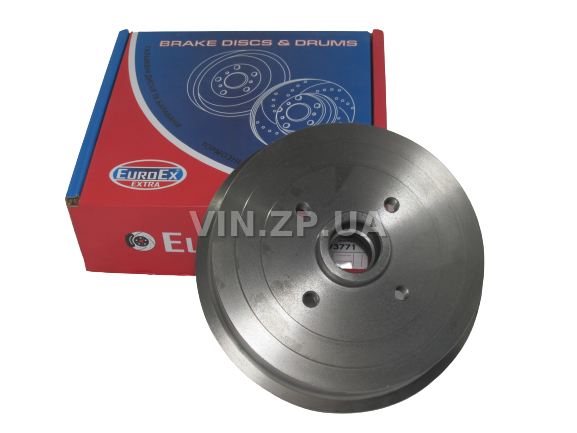 Барабан Тормозной EuroEx Ланос Сенс Задний Чугунный Со Ступицей 96193771 2
