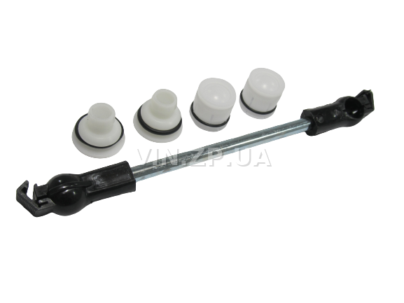 Ремкомплект кулисы CRB Ланос, к-кт-5 втулок + 6 резинок + 2 пыльника.+ тяга 3