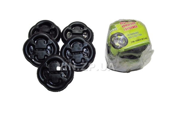 Подушка подвески глушителя AWEL ВАЗ 2108, 2109, 21099, 2113, 2114, 2115 комплект 5шт 1