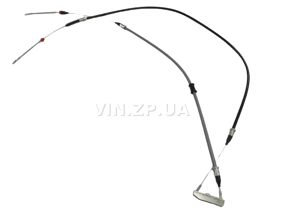 Трос ручника ручного тормоза 2 шт EuroEx Нексия, комплект, OEM 90235948 3