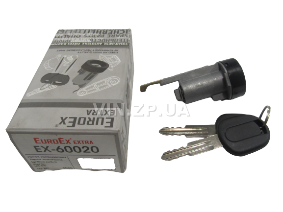 Замок зажигания Ланос, Сенс, с двумя ключами OEM 95710801 EuroEx 1