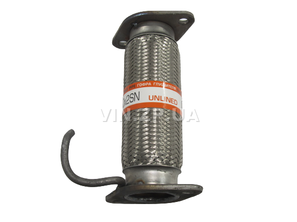 Гофра приемной трубы с фланцами Ланос 1.4, Сенс 1.4 EuroEx 2-х слойная OEM TF698P-1203100 6