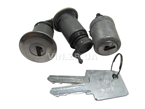 Личинки замков Таврия 1102, 1103, 1105, к-кт-3 личинки + 2 ключа ПРИЗМА 1