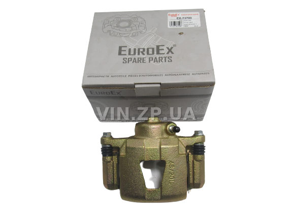 Суппорт тормозной EuroEx Ланос, Сенс 13", левый передний тормозной цилиндр в cборе, OEM 96273700 1