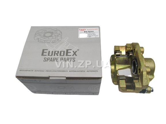 Суппорт тормозной EuroEx Ланос, Сенс 13", правый передний тормозной цилиндр в cборе, OEM 96273701 1